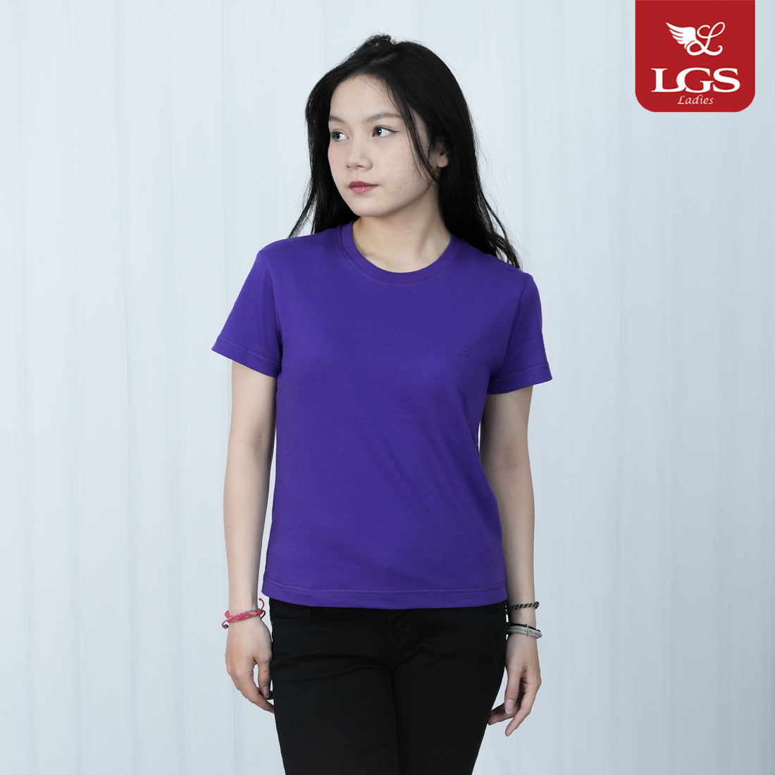 Kaos Wanita - Lengan Pendek - Motif Polos - Color Series - LTS.001