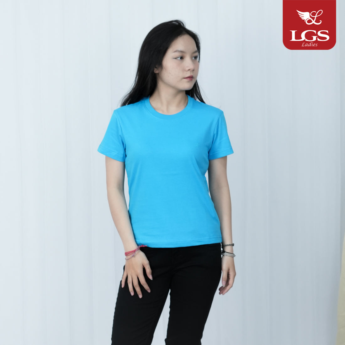 Kaos Wanita - Lengan Pendek - Motif Polos - Color Series - LTS.001