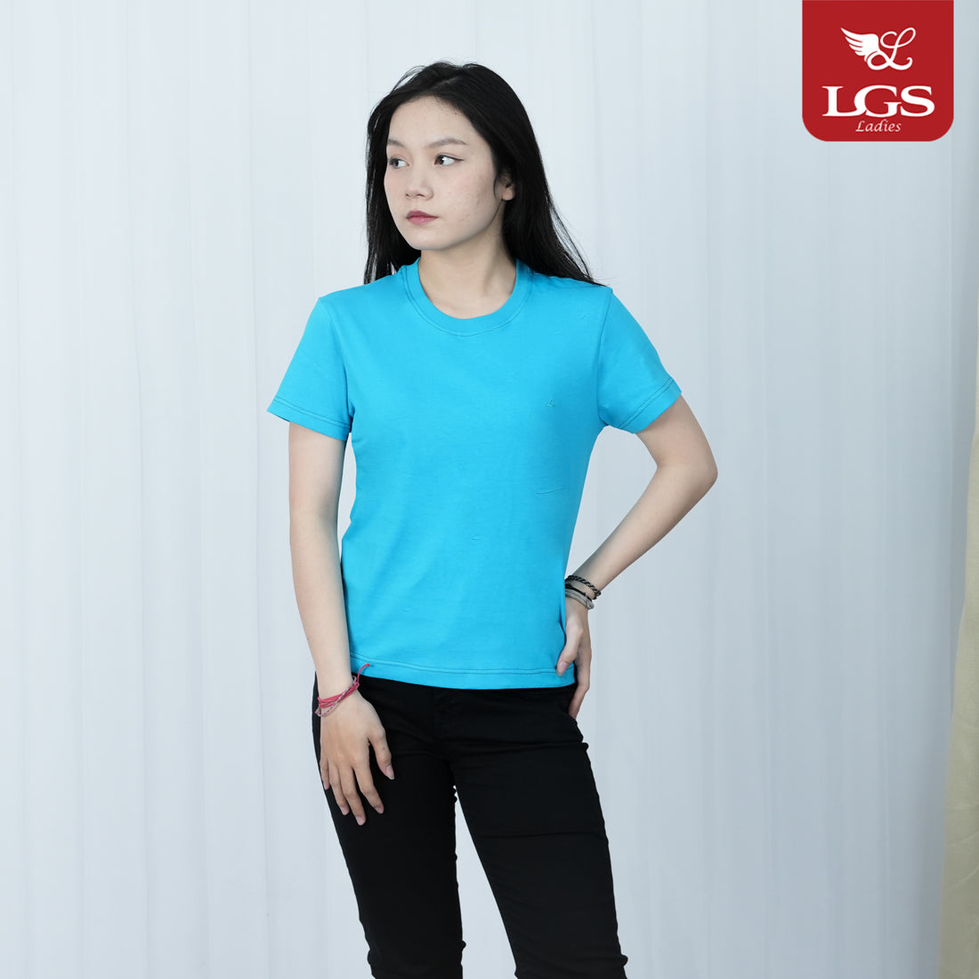 Kaos Wanita - Lengan Pendek - Motif Polos - Color Series - LTS.001