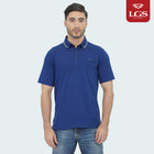LGS - Polo Shirt Pria - New Autumn Collection - Pocket - Regular Fit - Multi - Aksen Garis - 3 Kancing Aktif - Katun - CWS